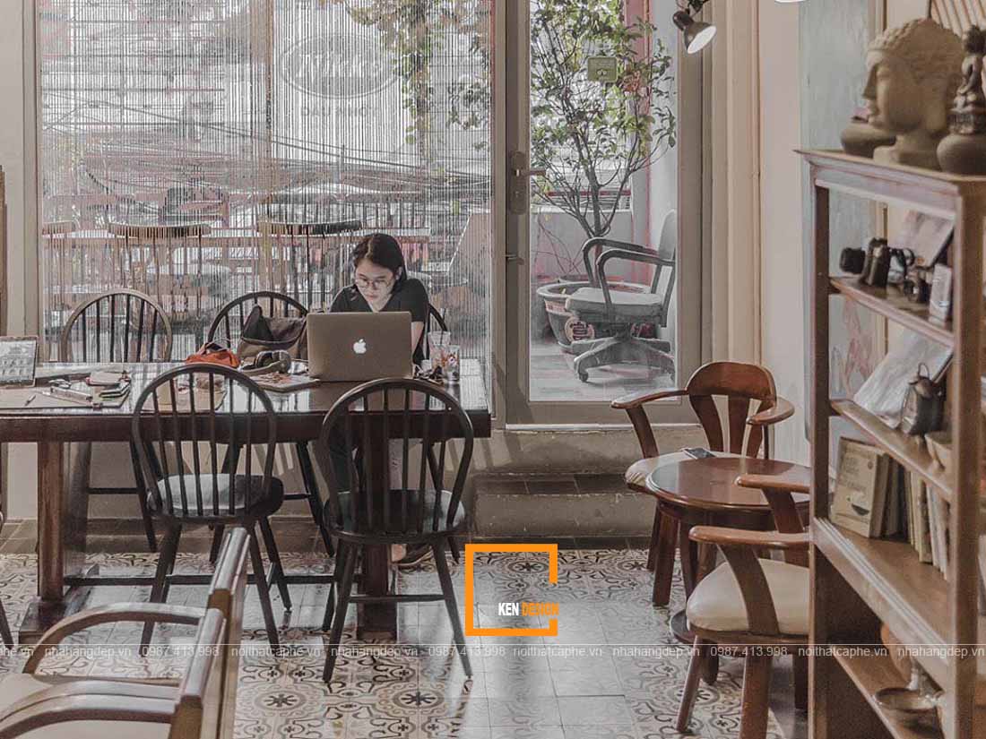 thiết kế quán cafe phong cách hiện đại